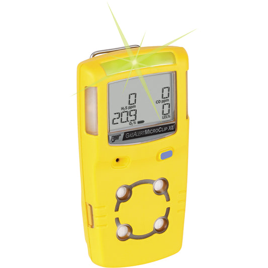 Honeywell BW™ MicroClipXL Multi-Gas Detector, 2 Gas, CO/H2S