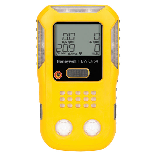Honeywell BW™ Clip 4 Multi-Gas Detector, 4 Gas, LEL - CO - H2S -O2