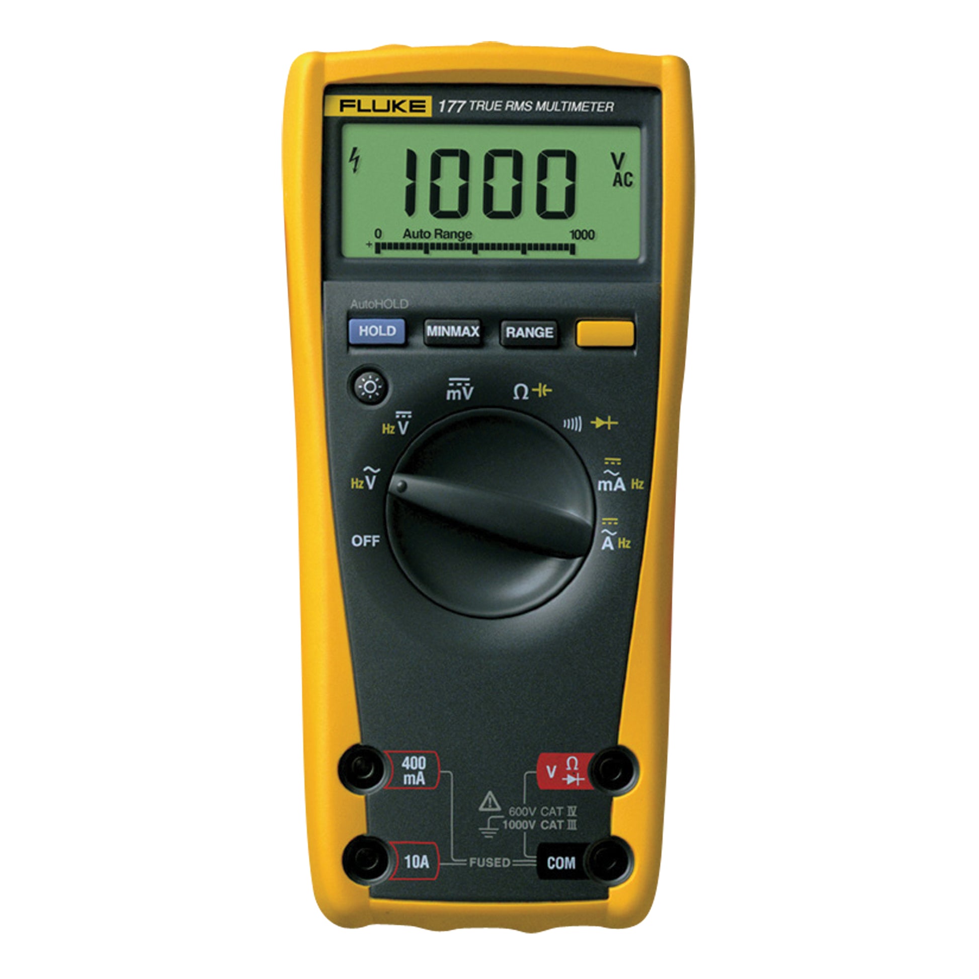 177 True-RMS Digital Multimeter, AC/DC Voltage, AC/DC Current