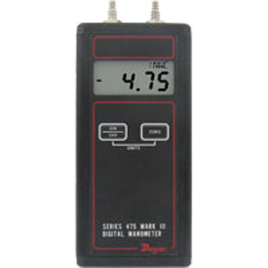 Manometer, Digital, 0 - 199.9 in. w.c/0 - 49.7 kPa