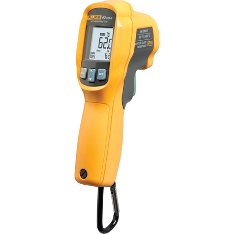 62 Max Infrared Thermometers, -22° - 932° F ( -30° - 500° C ), 10:1, Adjustable Emmissivity