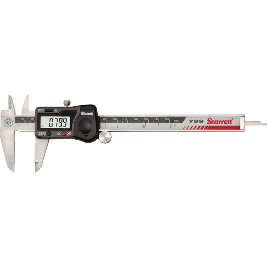 Electronic Calipers, 0.0005" (0.127 mm) Resolution, 0" - 8" (0 mm - 200 mm) Range
