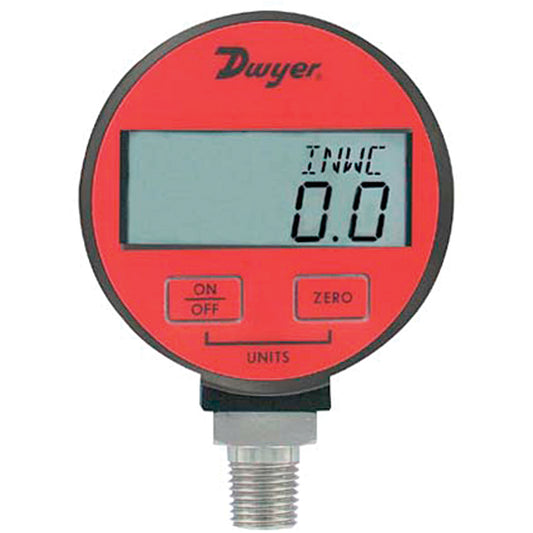 Pressure Gauge, 2-31/50" , 300 psi, Bottom Mount, Digital