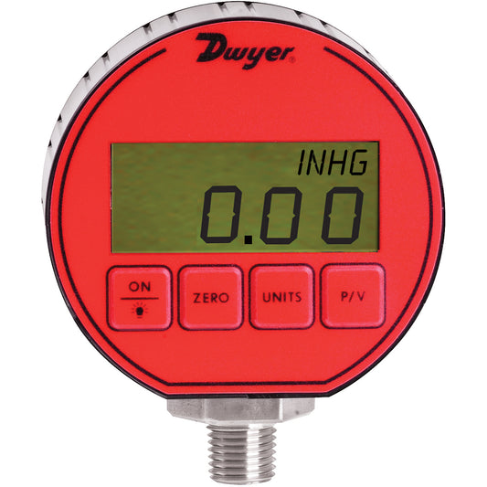 Pressure Gauge, 3" , 0 - 5000 psi, Bottom Mount, Digital