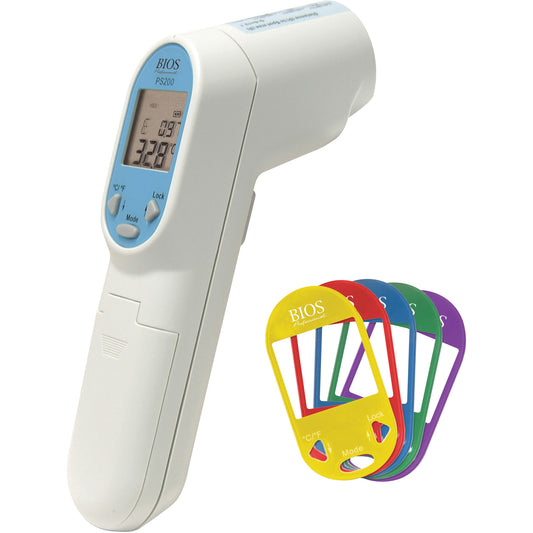 Food Service Infrared Thermometers, -76° - 932° F ( -60° - 500° C ), 12:1, Fixed Emmissivity