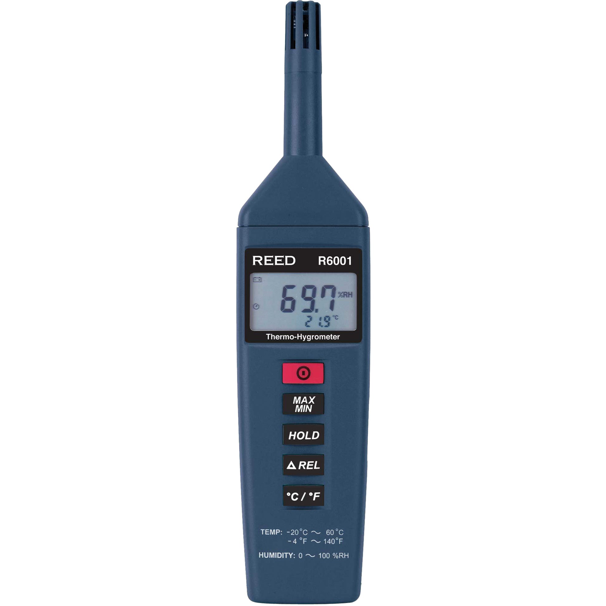 Thermo-Hygrometer, 0% - 100% RH, -4° - 140° F ( -20° - 60°C )