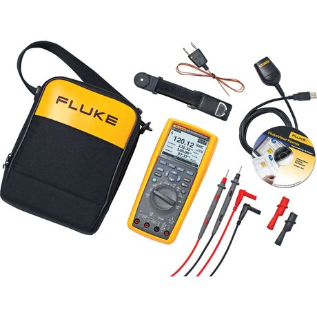 289 FlukeView® Forms True-RMS Data Logging Multimeter Kit, AC/DC Voltage, AC/DC Current