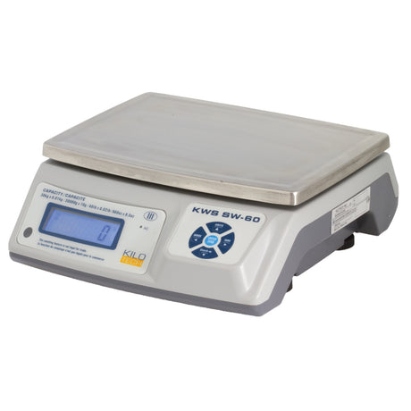 Electronic Digital Weighing Scales, 6 lbs. / 3 kg Cap., 0.001 kg/1 g/0.002 lbs./0.05 oz. Graduations