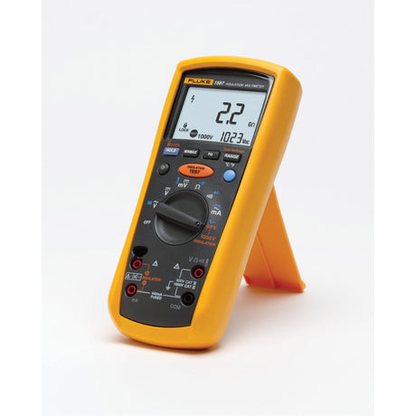 1587-T Insulation Multimeter, 1000 V AC, 1000 V DC, 400 mA AC, 400 mA DC