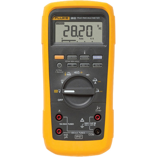 28-II Rugged Digital Multimeter, AC/DC Voltage, AC/DC Current