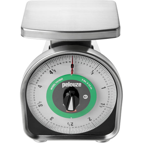 Pelouze Mechanical Portion Control Scale, 5 lbs. / 2.3 kg Cap., 10 g / 0.5 oz. Graduations