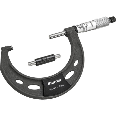 Outside Micrometer, With Ratchet Stop, 2" - 3"