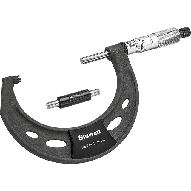 Outside Micrometer, With Ratchet Stop, 2" - 3"