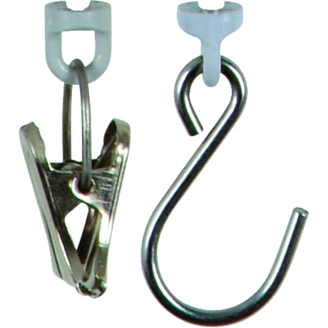 Micro Spring Scale Accessory - Clamp + Hook With Eye Clip