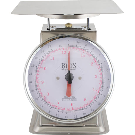 Top Loading Scale, 25 lbs. 12 kg Cap., 0.125 lbs. / 50 g Graduations
