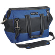 R9999 Industrial Tool Bag, Polyester, 33 Pockets, Black/Blue