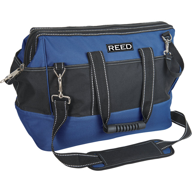 R9999 Industrial Tool Bag, Polyester, 33 Pockets, Black/Blue