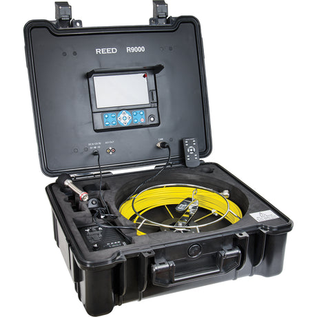Pipe Video Inspection System, 7" Display, 23 mm (0.9") Camera Head