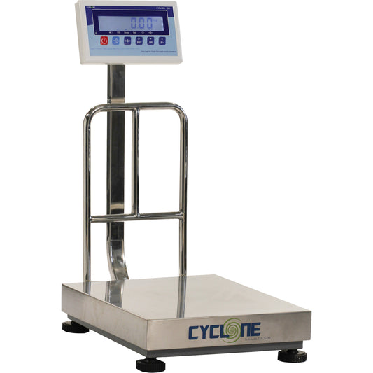 Cyclone 150 Bench and Platform Scale, 300 lbs. / 150 kg Capacity, 15-3/4" L x 19-7/10" W
