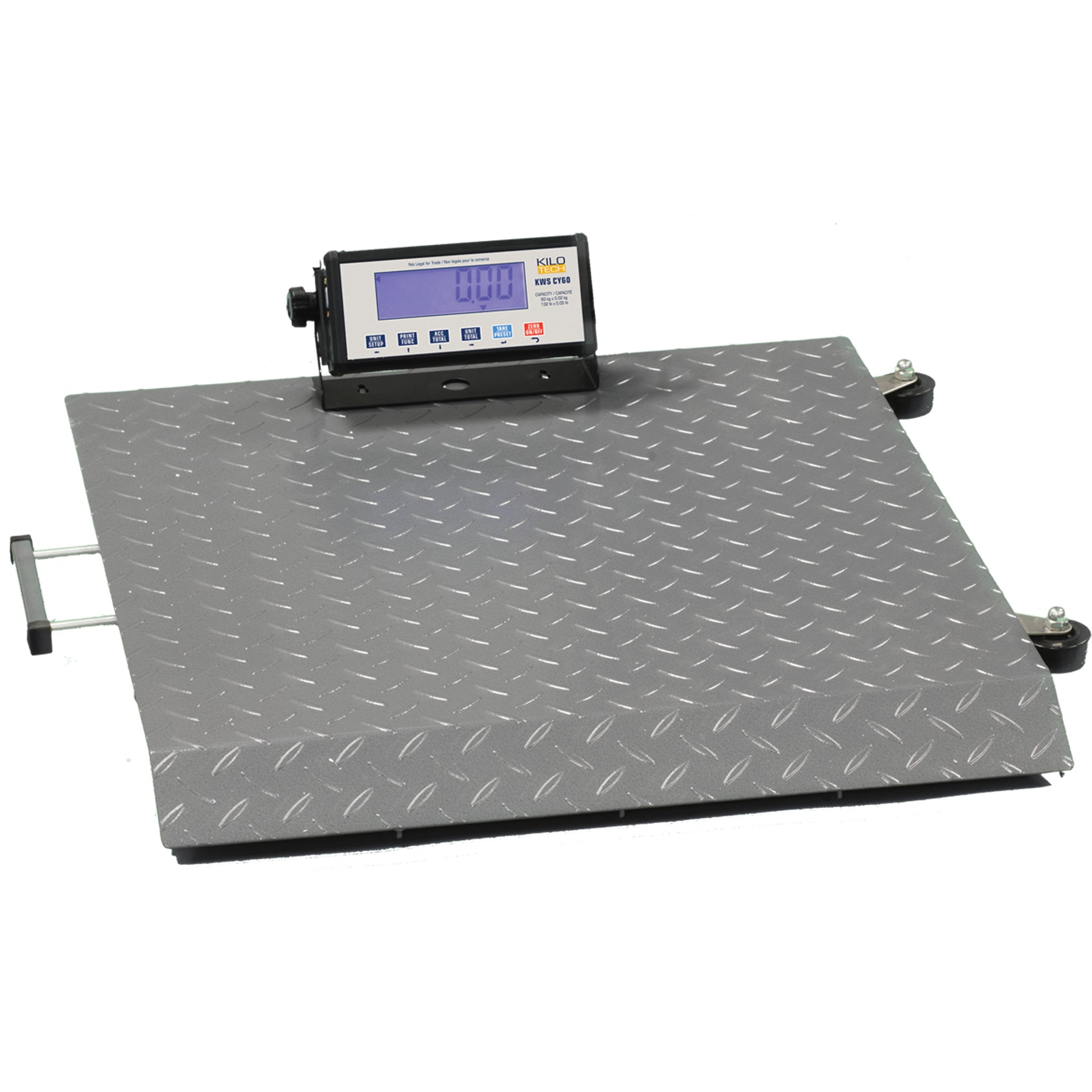 KWS CY-150 Platform Scale, 330 lbs. / 150 kg Capacity, 24" L x 24" W