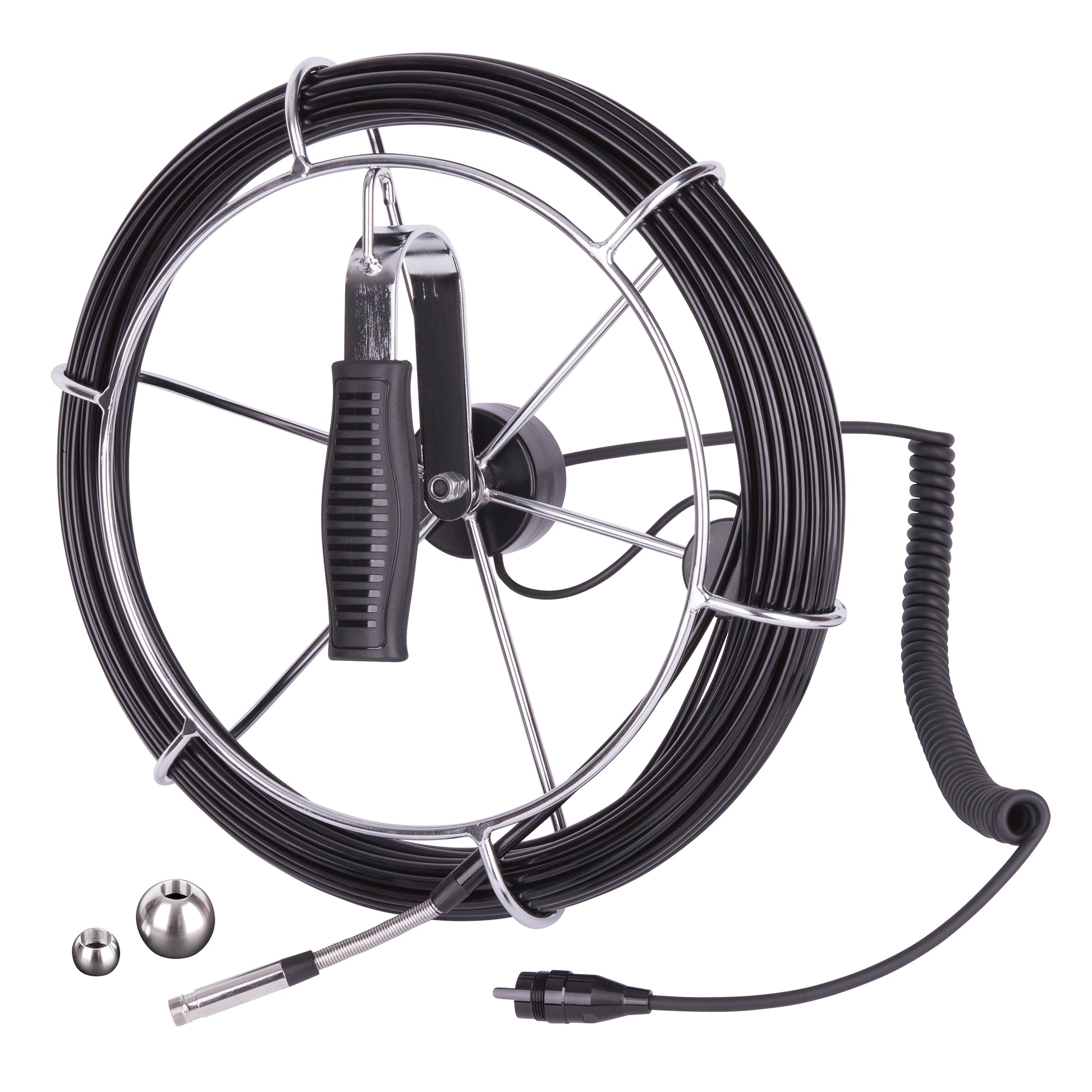 Mounted Camera Head on Cable Reel