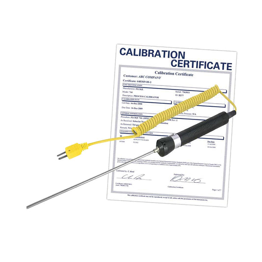Immersion Thermocouple Probe (includes ISO Certificate), 600 °C (1112°F) Max. Temp.