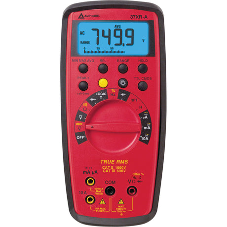 37XR-A True RMS Digital Multimeter, AC/DC Voltage, AC/DC Current