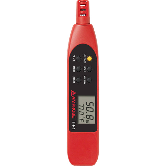 TH-1 Relative Humidity & Temperature Probe Meter, 4% - 95% RH, -4°- 122° F ( -20° - 50° C )