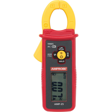 AMP-25 TRMS Mini-Clamp Meter, AC/DC Voltage, AC/DC Current