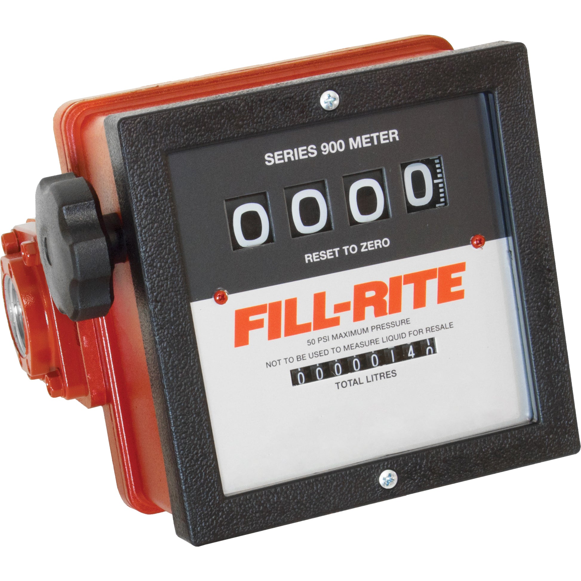 4-Wheel Mechanical Flow Meter, Analogue
