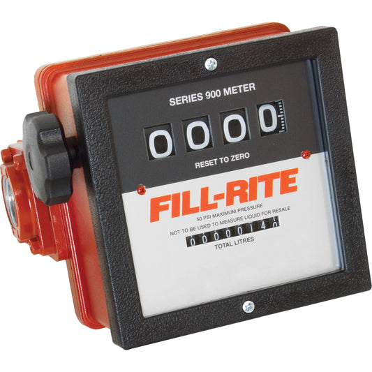 4-Wheel Mechanical Flow Meter, Analogue