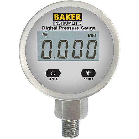 B5000 Series Pressure Gauge, 2-1/2" , 0 - 500 psi, Bottom Mount, Digital