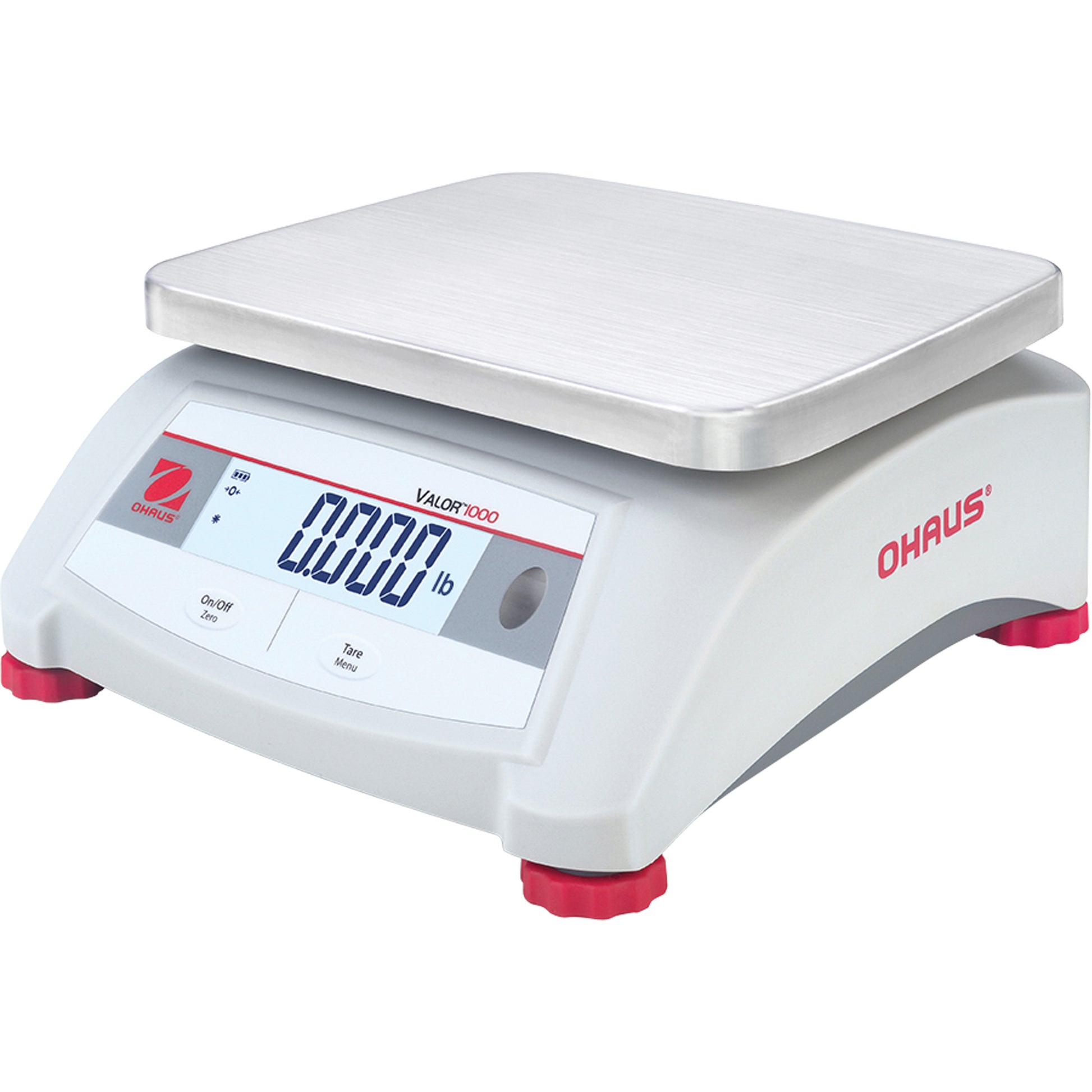 Valor® 1000 Compact Bench Scale, 60 lbs. / 30 kg Cap., 5 g / 0.01 lbs. Graduations