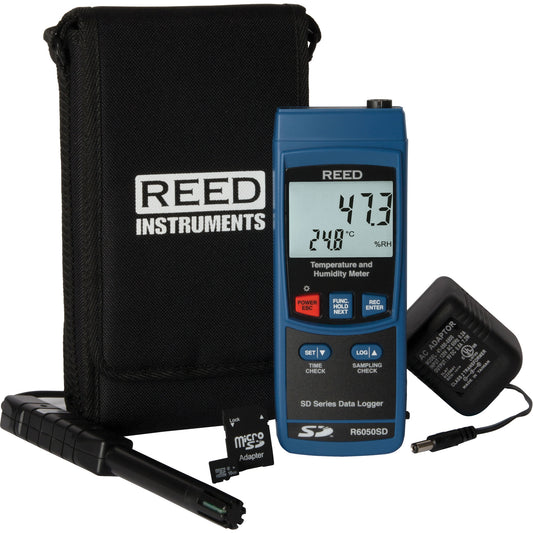 Thermo-Hygrometer Kit, 5% - 95% RH, 32°- 122° F ( 0° - 50° C )