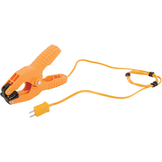 Type K Pipe Clamp Thermocouple Probe, 200 °C (392°F) Max. Temp.