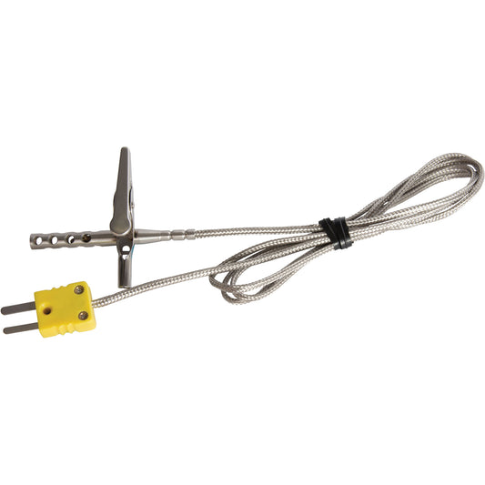 Type K Air Oven/Freezer Thermocouple Probe with ISO Certificate, 200 °C (392°F) Max. Temp.