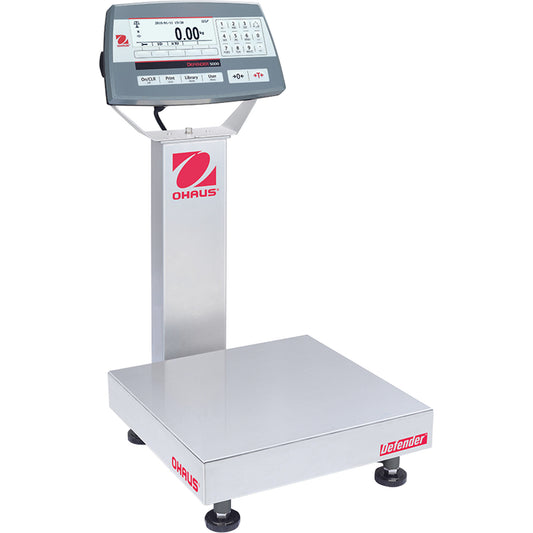 Defender™ 5000 Multi-Functional Bench Scale, 50 lbs. Capacity, 12" L x 12" W
