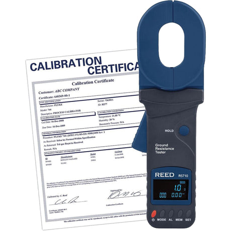 Clamp-On Ground Resistance Tester with ISO Certificate