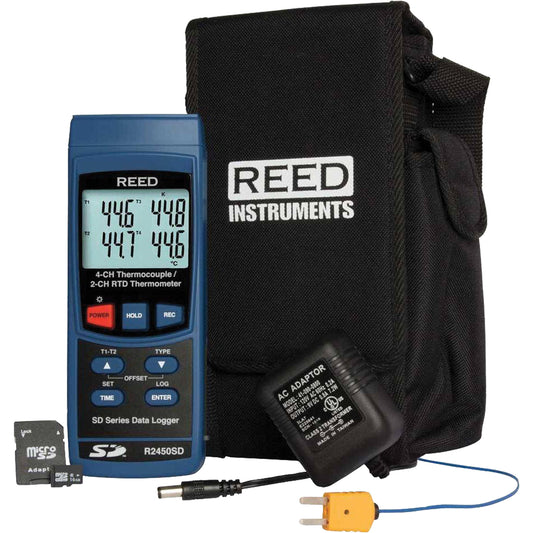 Data Logging Thermometer with Oven/Freezer Thermocouple Probes