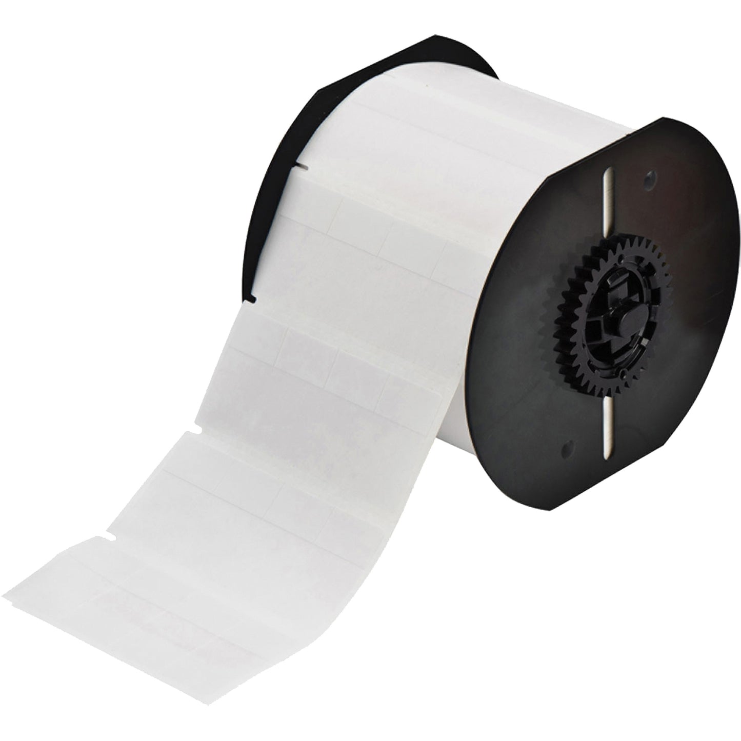 Brady Self-Laminating Wrap Around Labels, Vinyl, 0.8" L x 1.437" H, White