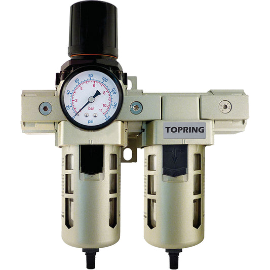 Airflo 400 Filter, Regulator & Coalescing Filter, 1/2" NPT, 150 PSI, 1.5 fl. Oz. Capacity