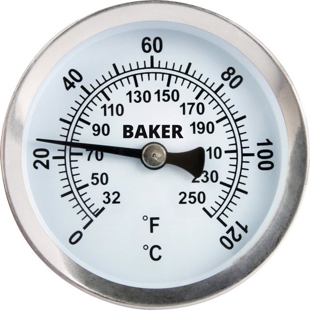 Pipe Surface Thermometer, Non-Contact, Analogue, 32-250°F (0-120°C)