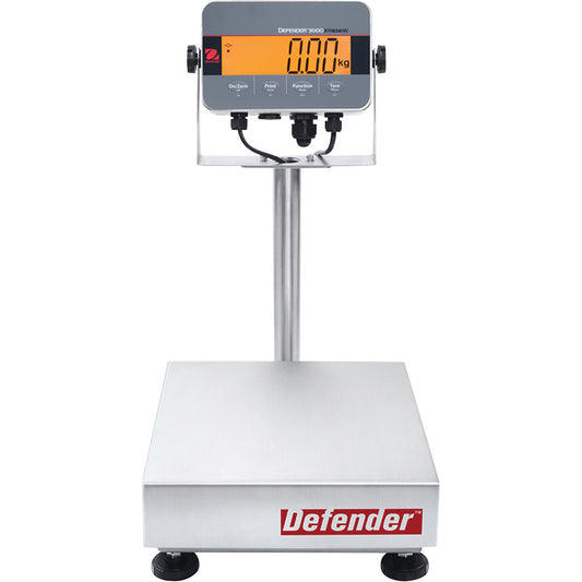 Defender™ 3000 Washdown Bench Scale, 14" L x 12" W, 30 lbs. Capacity