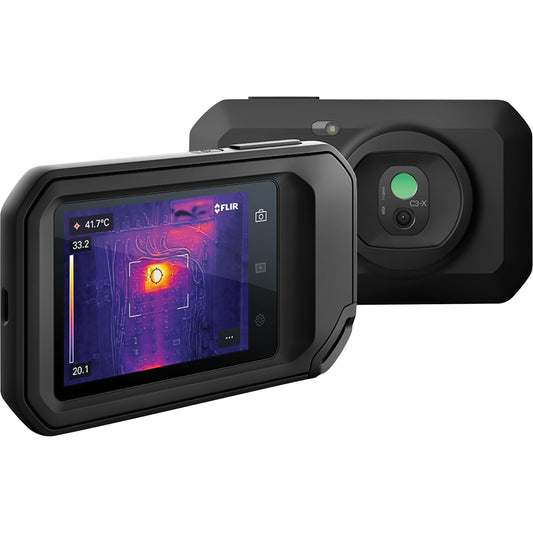 FLIR C3-X Compact Thermal Imaging Camera with Wi-Fi, 128 x 96 pixels, -10° - 50°C (14° - 122°F), 70 mK