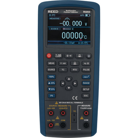 Multifunction Process Calibrator, Without Data Logging, Portable, 5 Processes