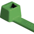 UL Rated PA66 Cable Ties, 4" Long, 18 lbs. Tensile Strength, Green