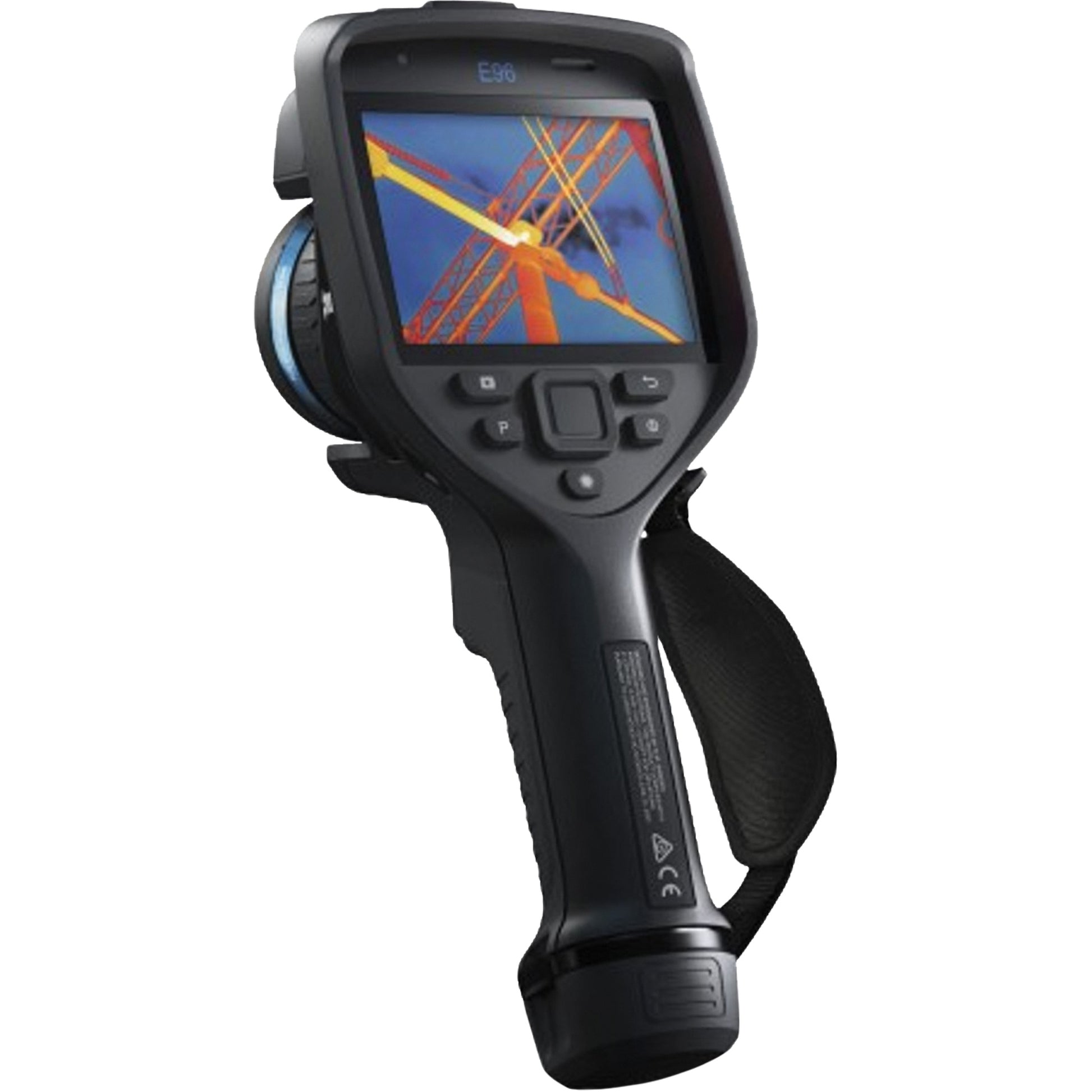 E96 Advanced Thermal Imaging Camera with 24° Lens, 640 x 480 pixels, 0° - 650°C (33° - 1202°F)/-20° - 120°C (-4° - 248°F)/300° - 1500°C (572° - 2732°F), <30 mK