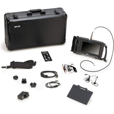 Videoscope Kit with Dual HD Camera 4.9 mm × 1 m Long Camera Probe, 7" Display, 1024 x 600 pixels