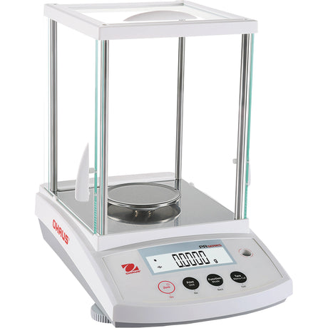PR SERIES ANALYTICAL Scale, 220 g Cap., 0.1 mg Graduations
