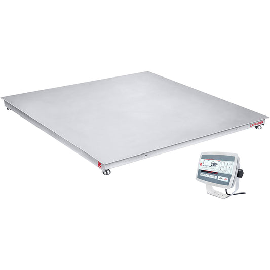 DEFENDER™ 5000 Washdown Floor Scale, 2500 lbs. Capacity, 36" W x 36" L
